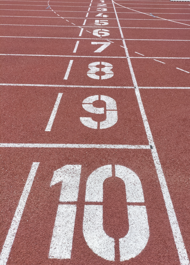De nieuwe atletiekbaan